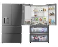Lodówka Dreame DRF560WMXEEUP French Door No Frost 183cm Grafitowa Stal Fizz Fresh Kostkarka IceDuo 524L - 1536025 - zdjęcie 1
